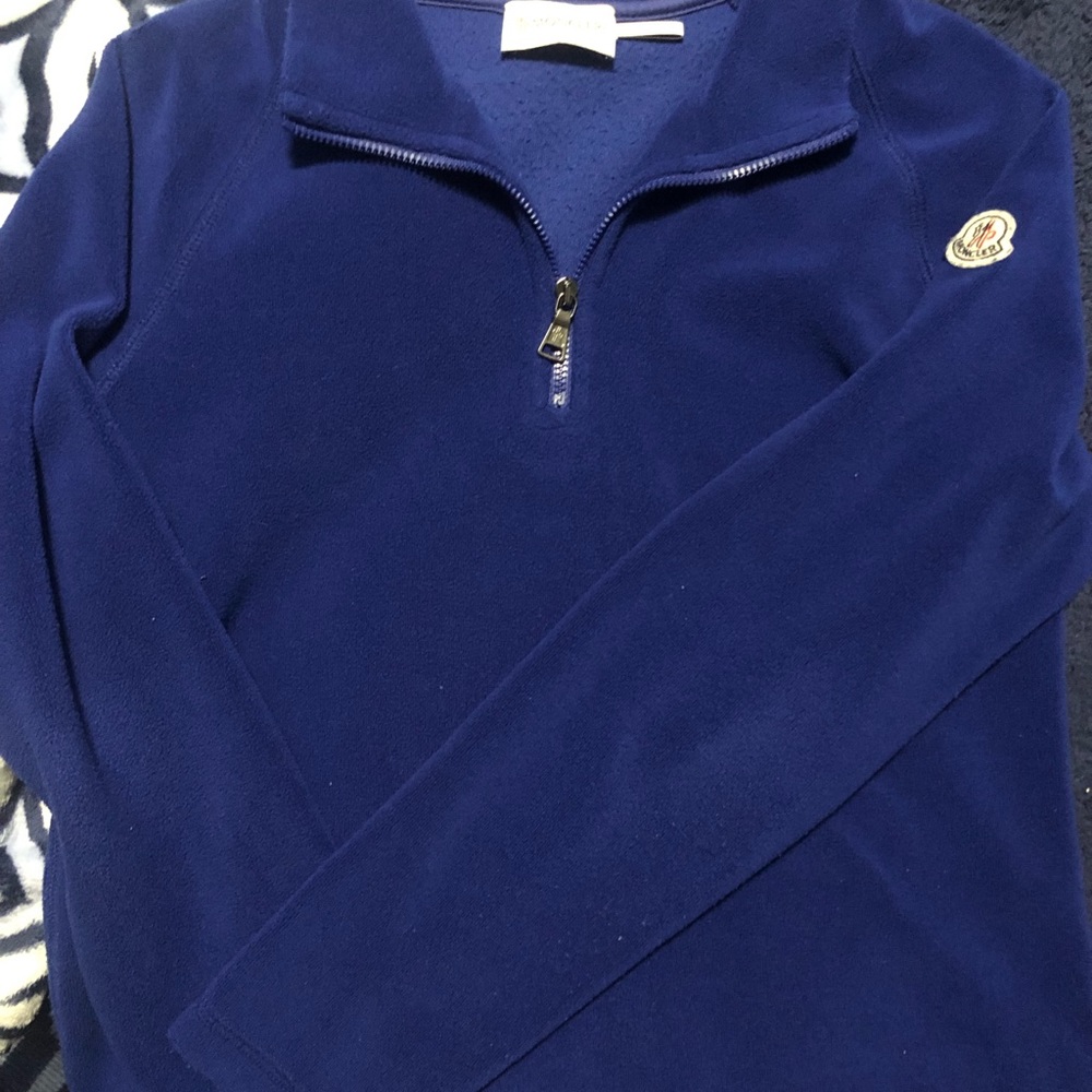 Kids authentic  Blue moncler fleece